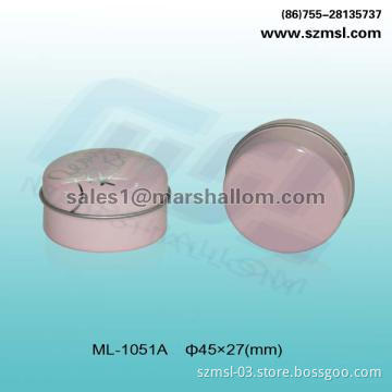 cosmetic tin box, metal box, tin can